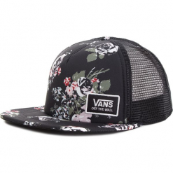 Czapka z daszkiem VANS - Beach Bound Tru VN0A31SIEA1 Chambray Floral. Czarne czapki z daszkiem damskie Vans, z materiału. Za 99,00 zł.
