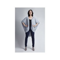 SWETER - NIETOPERZ, SWE107. Czarne swetry damskie Lanti, uniwersalny, bez wzorów, z jeansu, biznesowe, bez rękawów, bez kaptura. Za 130,00 zł.