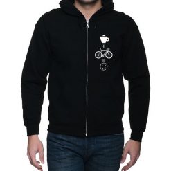Bluza z kapturem. Kawa i rower to uśmiech. Bluzy męskie studioixi, m, z nadrukiem, z kapturem, bez rękawów, z kapturem. Za 159,00 zł.