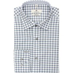 Koszula winberg 2562 długi rękaw slim fit szary. Szare koszule męskie Recman, m, bez wzorów, bez kołnierzyka, z długim rękawem. Za 129,99 zł.