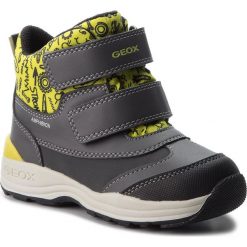 Śniegowce GEOX - B N.Gulp B. B Abx B B841GB 054FU C1267 S Dk Grey/Lime. Szare śniegowce chłopięce Geox, bez zapięcia. W wyprzedaży za 259,00 zł.
