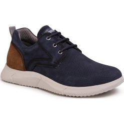 Sneakersy SALAMANDER - Meks 31-61003-12 Navy/Cognac. Niebieskie sneakersy męskie Salamander, bez zapięcia. W wyprzedaży za 339,00 zł.