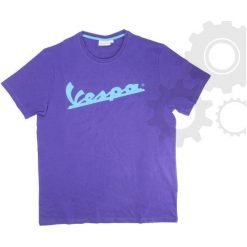 Tshirt męski Vespa fiolet rozmiar L. Fioletowe t-shirty męskie Vespa, m, bez wzorów, bez kołnierzyka. Za 151,40 zł.