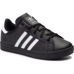 Buty adidas - Coast Star C EE7486 Cblack/Ftwwht/Cblack. Czarne półbuty dziewczęce Adidas, na sznurówki. W wyprzedaży za 139,00 zł.