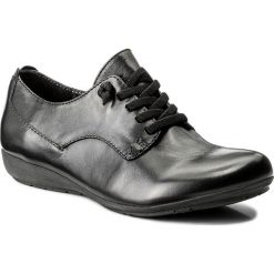 Półbuty JOSEF SEIBEL - Faye 13 72523 971 600 Glove. Czarne półbuty damskie skórzane marki Josef Seibel, na płaskiej podeszwie. Za 299,00 zł.
