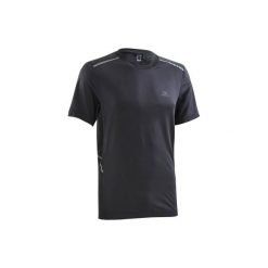 Koszulka do biegania krótki rękaw RUN DRY+ BREATHE męska. Czarne koszulki do biegania męskie KALENJI, l, z materiału, z krótkim rękawem. W wyprzedaży za 29,99 zł.