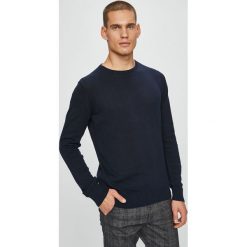Brave Soul - Sweter. Niebieskie swetry klasyczne męskie marki Brave Soul, m, z bawełny, z okrągłym kołnierzem. W wyprzedaży za 39,90 zł.