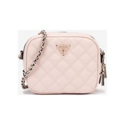 Guess Cessily Mini Cross body bag Beżowy. Brązowe torebki klasyczne damskie Guess, w paski, z materiału, bez dodatków. Za 435,95 zł.