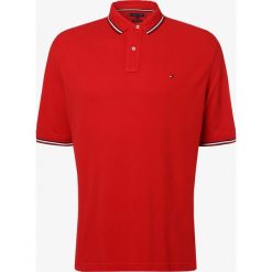Tommy Hilfiger - Męska koszulka polo, czerwony. Czerwone koszulki męskie TOMMY HILFIGER, m, bez wzorów, eleganckie, polo, bez rękawów. Za 379,95 zł.