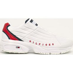 Tommy Jeans - Buty. Czarne buty sportowe damskie Tommy Jeans, bez wzorów, z jeansu, sportowe. W wyprzedaży za 349,90 zł.