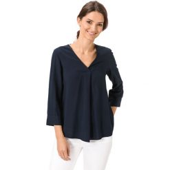 Vero Moda Maggie Bluzka Niebieski. Niebieskie bluzki damskie Vero Moda, l, bez wzorów, z wiskozy, bez kołnierzyka, bez rękawów. Za 131,95 zł.