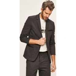 Guess Jeans - Marynarka. Niebieskie garnitury męskie Guess Jeans, z aplikacjami, z elastanu. Za 789,90 zł.