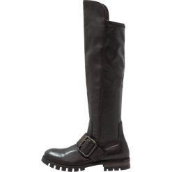 Donna Carolina Muszkieterki nero. Czarne buty zimowe damskie marki Donna Carolina, ze skóry. W wyprzedaży za 467,60 zł.