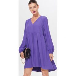 Sukienka oversize z wiskozy - Fioletowy. Fioletowe sukienki damskie Mohito, z wiskozy, oversize. Za 179,99 zł.