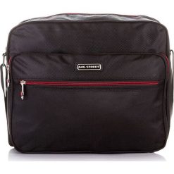 TORBA MĘSKA BAG STREET NA RAMIĘ. Czerwone torby na laptopa Bag Street, bez wzorów, z gumy, street. Za 69,90 zł.