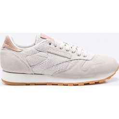 Reebok Classic - Buty Cl Leather Ebk. Szare buty sportowe męskie marki Reebok Classic, ze skóry, reebok classic. W wyprzedaży za 179,90 zł.