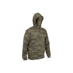 Bluza z kapturem 300 halftone. Brązowe bluzy męskie rozpinane marki SOLOGNAC, xl, z kapturem. W wyprzedaży za 79,99 zł.