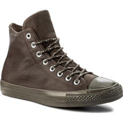 Trampki CONVERSE - Ctas Hi 157513C Dark Chocolate/Dark Chocolate. Brązowe tenisówki męskie Converse, z gumy. W wyprzedaży za 269,00 zł.