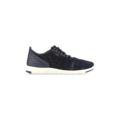 Buty Geox U Xunday 2Fit A U620DA-02243. Niebieskie trampki męskie Geox, bez wzorów, bez zapięcia. Za 282,43 zł.