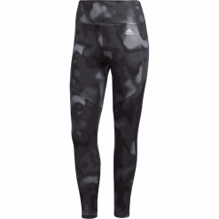 Adidas legginsy damskie 7/8 W D2M AOP, M czarne. Czarne spodnie damskie Adidas, s, z tkaniny. Za 196,00 zł.