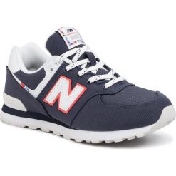 Sneakersy NEW BALANCE - GC574SOP Granatowy. Niebieskie trampki chłopięce New Balance, bez wzorów, ze skóry ekologicznej, na sznurówki. Za 249,00 zł.