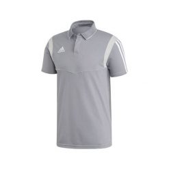 Adidas TIRO19 CO POLO, DW4736 | POLOSHRT | PIŁKA NOŻNA | L. Szare koszulki męskie Adidas, m, bez wzorów, bez rękawów. W wyprzedaży za 203,57 zł.