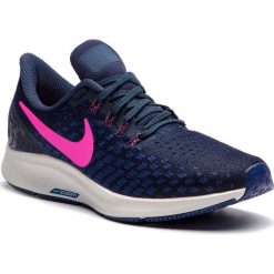 Buty NIKE - Air Zoom Pegasus 35 942855 401 Obsidian/Pink Blast. Niebieskie buty sportowe damskie Nike, bez wzorów, z tworzywa sztucznego, sportowe, do biegania, nike zoom. W wyprzedaży za 419,00 zł.