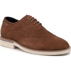 Półbuty PEPE JEANS - Dave PMS10275 Tan 869. Pomarańczowe półbuty męskie z jeansu, eleganckie. W wyprzedaży za 179,00 zł.