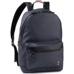 Plecak TOMMY HILFIGER - Coated Canvas Backpack AM0AM05263 CJM. Niebieskie torby męskie skórzane TOMMY HILFIGER, bez wzorów, ze skóry ekologicznej. Za 649,00 zł.