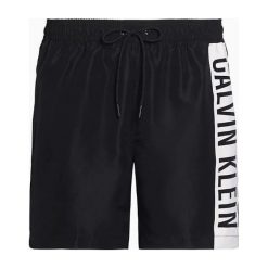 Calvin Klein spodenki kąpielowe męskie KM0KM00437 Medium Drawstring XXL czarne. Czarne kąpielówki męskie Calvin Klein, xxl, bez wzorów. W wyprzedaży za 189,00 zł.