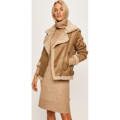 Only - Kurtka. Brązowe kurtki damskie ONLY, s, bez wzorów, z poliesteru, krótkie. W wyprzedaży za 269,90 zł.