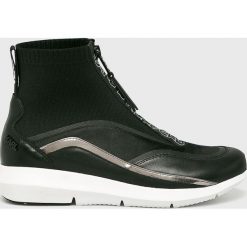 Karl Lagerfeld - Buty. Czarne buty sportowe damskie KARL LAGERFELD, bez wzorów, ze skóry, sportowe. Za 859,90 zł.