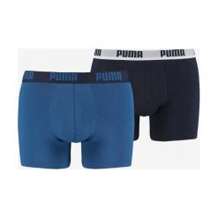 Puma 2-pack Bokserki Niebieski. Niebieskie bokserki męskie Puma, bez wzorów, z elastanu. Za 76,95 zł.