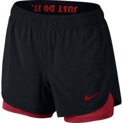 Spodenki sportowe męskie: spodenki sportowe damskie NIKE FLEX 2 IN 1 TRAINING SHORT / 831263-015 – NIKE FLEX 2 IN 1 TRAINING SHORT