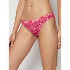 Figi klasyczne TOMMY HILFIGER Nylon Lace Print Briefs UW0UW02211. Różowe figi damskie TOMMY HILFIGER, xs, bez wzorów, z nylonu. W wyprzedaży za 79,00 zł.