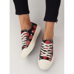 Trampki czarne BINNUT. Czarne buty sportowe damskie FunKee.pl, bez wzorów, z tkaniny, sportowe. Za 97,99 zł.