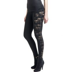 Rock Rebel by EMP Built For Comfort Legginsy czarny. Czarne legginsy Rock Rebel by EMP, xl, z materiału. Za 99,90 zł.