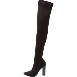 BEBO STELLA Kozaki na obcasie black. Czarne buty zimowe damskie BEBO, z materiału, na obcasie. Za 189,00 zł.