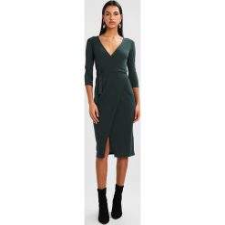 Sukienki hiszpanki: Miss Selfridge WRAP MIDI DRESS Sukienka etui green