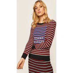 Tommy Hilfiger - Sweter. Swetry damskie TOMMY HILFIGER, s, bez wzorów, z bawełny, bez rękawów, bez kaptura. W wyprzedaży za 359,90 zł.