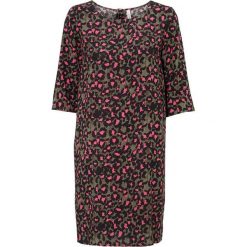 Soyaconcept Sukienka Safie khaki we wzory female zielony/ze wzorem S (38). Zielone sukienki damskie Soyaconcept, na imprezę, s, bez wzorów, z tkaniny, eleganckie, z okrągłym kołnierzem, bez rękawów. W wyprzedaży za 80,00 zł.