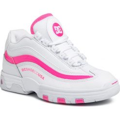Sneakersy DC - Legacy Lite ADJS100129 White/Hot Pink (WHK). Białe półbuty damskie DC, ze skóry ekologicznej. W wyprzedaży za 279,00 zł.
