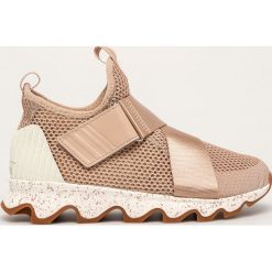 Sorel - Buty Kinetic Sneak. Brązowe buty sportowe damskie Sorel, ze skóry ekologicznej. Za 639,90 zł.