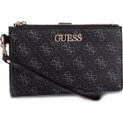 Duży Portfel Damski GUESS - SWSG72 95570 COAL. Czarne portfele damskie marki Guess, z aplikacjami, ze skóry ekologicznej. Za 279,00 zł.
