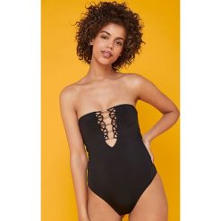 Undiz - Strój kąpielowy Afrotubiz-One Piece. Czarne stroje kąpielowe damskie Undiz, xs, z haftami, z elastanu. W wyprzedaży za 79,90 zł.