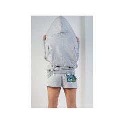 Boomber Jungle Grey. Szare bluzy damskie marki Taff.one, s, bez wzorów, z jeansu, bez rękawów, bez kaptura. Za 299,00 zł.