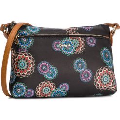 Torebka DESIGUAL - 19SAXPFR 2000. Czarne listonoszki damskie Desigual, bez wzorów, ze skóry ekologicznej, bez dodatków. W wyprzedaży za 129,00 zł.