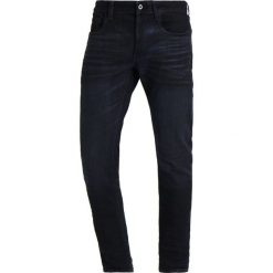 GStar 3301 DECONSTRUCTED SLIM Jeansy Slim Fit dark blue. Niebieskie jeansy męskie regular G-Star, z bawełny. Za 519,00 zł.