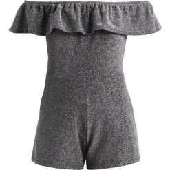 Kombinezony damskie: Miss Selfridge Petite SHIMMER BARDOT Kombinezon silver