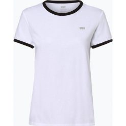 Levi's - T-shirt damski, biały. Białe t-shirty damskie marki Levi's®, s, bez wzorów, z bawełny, z kontrastowym kołnierzykiem. Za 129,95 zł.